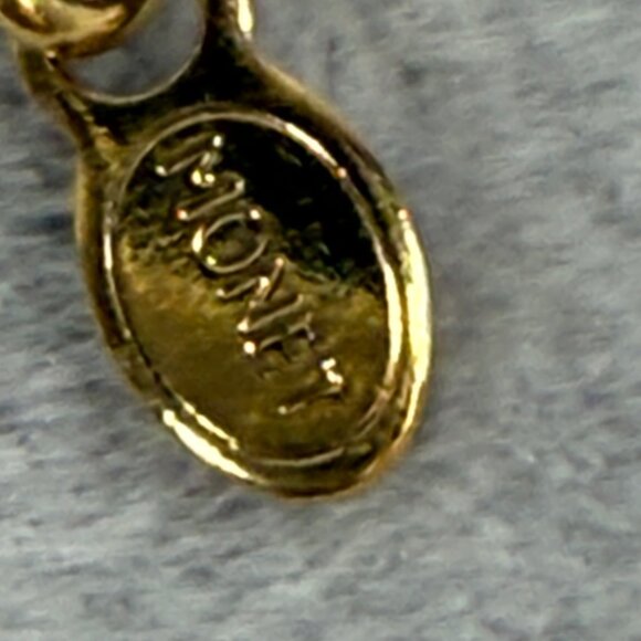 Vintage Gold-Tone Box Chain Necklace Monet with Adjustable Length Lobster Clasp - Picture 16 of 16